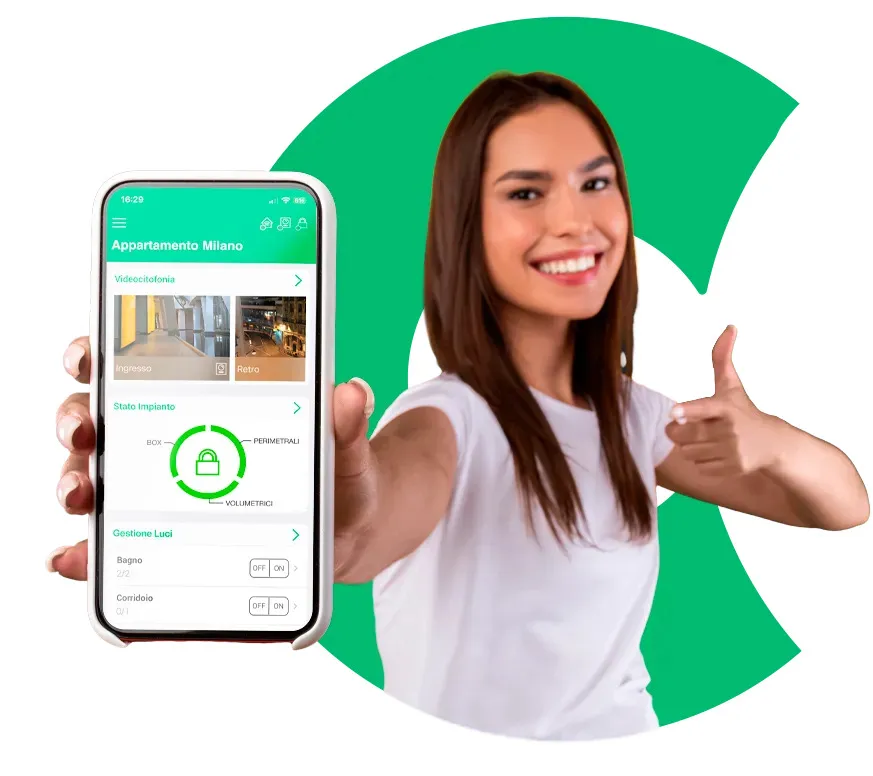 Integratie met de comelit app ip video-deurintercom